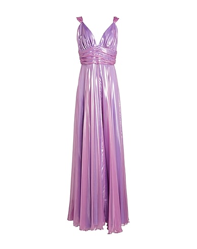 ATELIER LEGORA Vestito lungo Lilla 65% Poliestere, 35% Viscosa