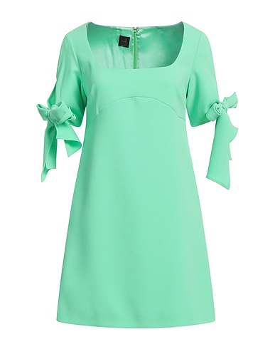 PINKO Short dress Green 98% Polyester, 2% Elastane
