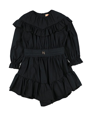 ELISABETTA FRANCHI Dress LA MIA BAMBINA Black 100% Cotton