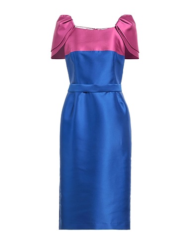 MARIA COCA Midi dress Blue 100% Polyester