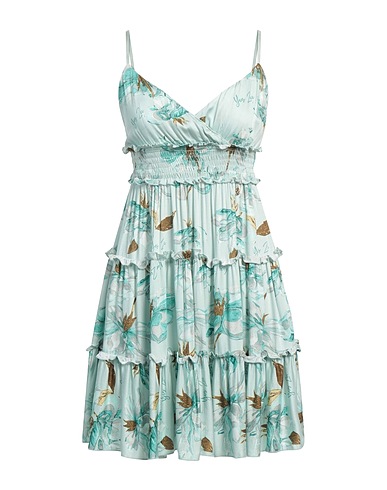 YES ZEE by ESSENZA Vestito corto URBAN CHIC Verde chiaro 100% Viscosa