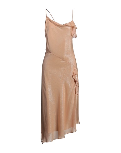 VICTORIA BECKHAM Midi dress Sand 82% Viscose, 18% Polyester