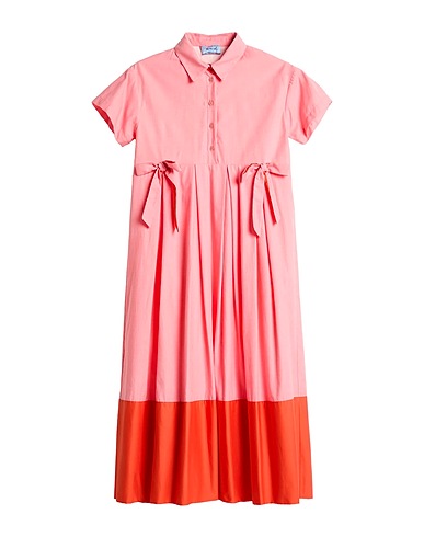 MIMISOL Dress Pink 100% Cotton, Elastane