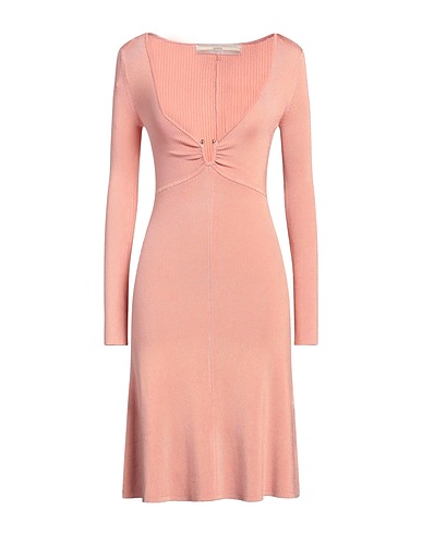 GUESS Short dress Pink 85% Viscose, 13% Polyamide, 2% Elastane