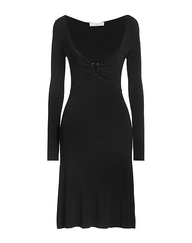 GUESS Short dress Black 85% Viscose, 13% Polyamide, 2% Elastane