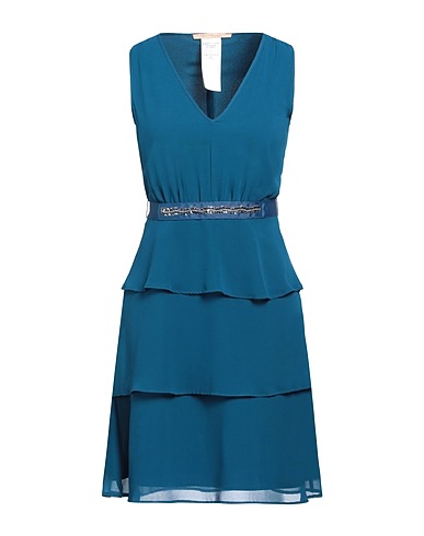 PENNYBLACK Short dress Deep teal 100% Polyester