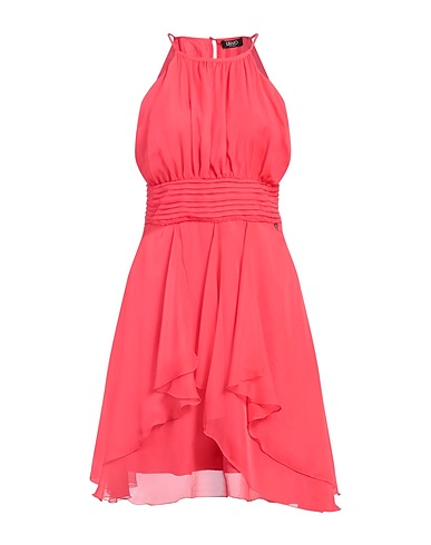 LIU •JO Short dress Coral 100% Polyester