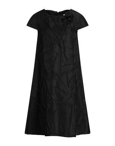 ODEEH Midi dress Black 81% Polyamide, 15% Silk, 4% Polyacrylic
