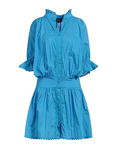 LAVI COUTURE Shirt dress Azure 100% Cotton