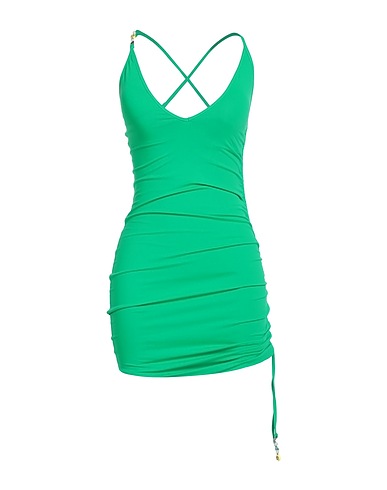 BARROW Sheath dress Green 86% Polyamide, 14% Elastane