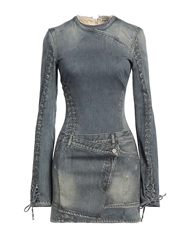 ACNE STUDIOS Denim dress Blue 97% Cotton, 3% Elastane