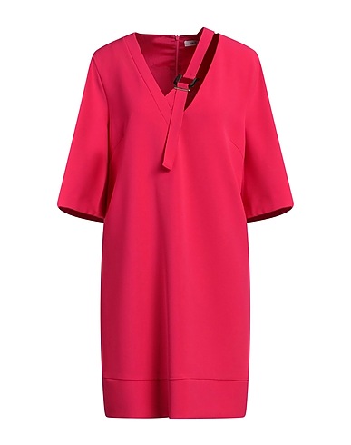 SIMONA CORSELLINI Tubino Fucsia 94% Poliestere, 6% Elastan