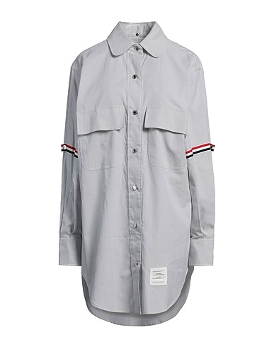 THOM BROWNE Shirt dress Grey 100% Cotton