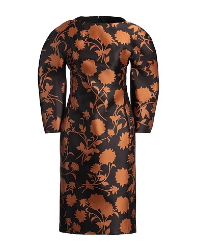 VERSACE Elegant dress Tan 66% Polyester, 34% Silk