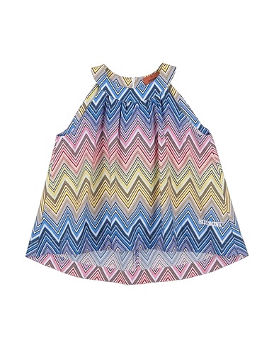 MISSONI KIDS Dress Blue 100% Cotton, Viscose