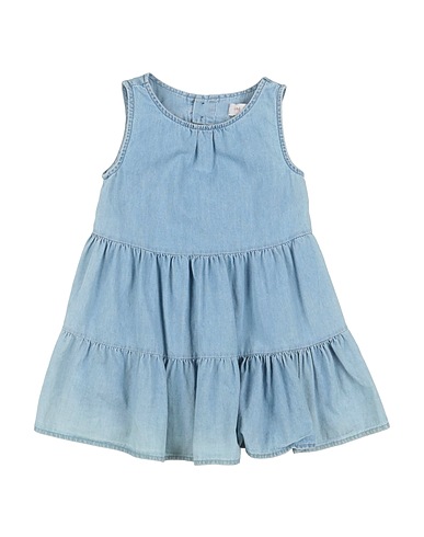PLEASE Vestido para bebé  Blue 100% Cotton