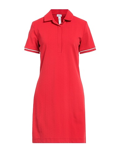LA PERLA Short dress Red 90% Polyamide, 10% Elastane