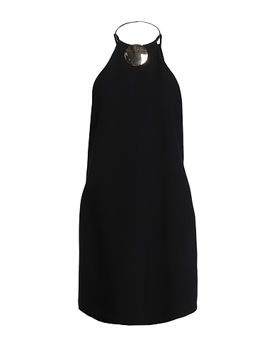 SIMONA CORSELLINI Vestito corto Nero 95% Viscosa, 5% Elastan
