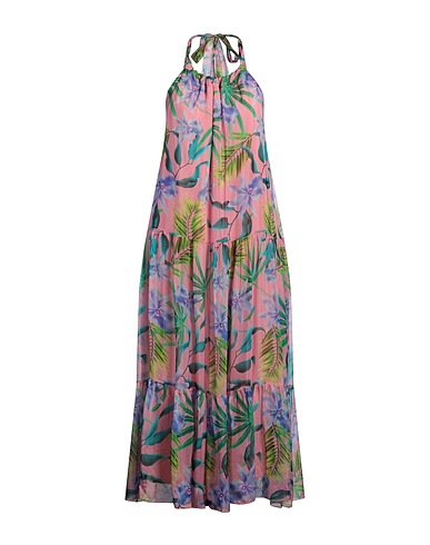 LIU •JO Long dress Pink 70% Viscose, 30% Silk