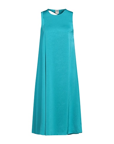 BAUM UND PFERDGARTEN Midi dress Turquoise 100% Polyester