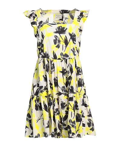 ALESSIA SANTI Short dress Ivory 100% Cotton