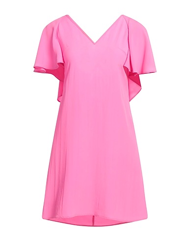 SUOLI Short dress Pink 83% Acetate, 17% Silk