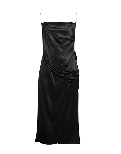 GIVENCHY Платье миди Чёрный 100% Шелк