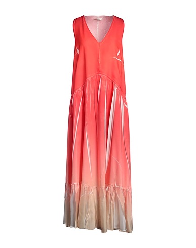 RO' SKINWEAR Vestito lungo Arancione 100% Poliestere