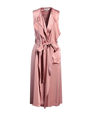 VICTORIA BECKHAM Long dress Antique rose 71% Acetate, 29% Viscose, Polyester
