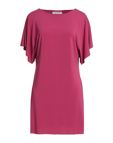 KAOS ミニワンピース・ドレス マゼンタ アセテート 75% / ナイロン 18% / ポリウレタン 7%