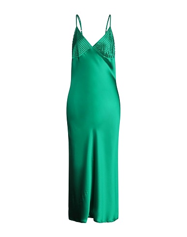 LIU •JO Long dress Emerald green 100% Polyester