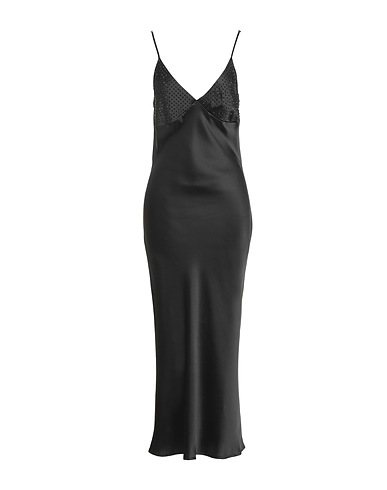 LIU •JO Long dress Black 100% Polyester