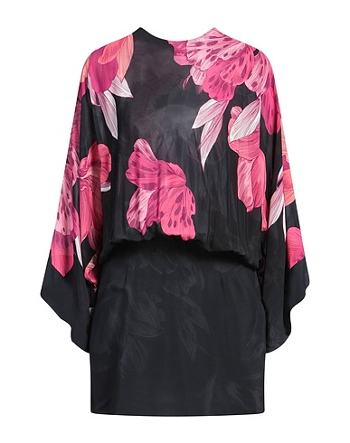 SIMONA CORSELLINI Midi dress Black 100% Viscose