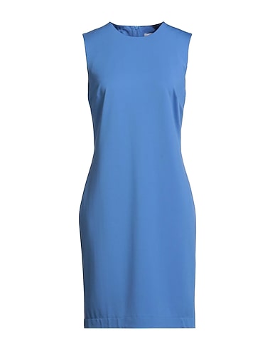 LIVIANA CONTI Midi dress Azure 64% Viscose, 31% Polyamide, 5% Elastane