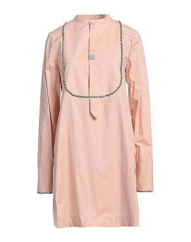 DIMORA Shirt dress Pink 98% Cotton, 2% Elastane