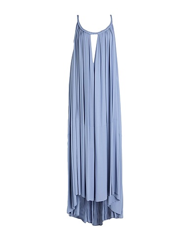 ELISABETTA FRANCHI Long dress Grey 100% Viscose