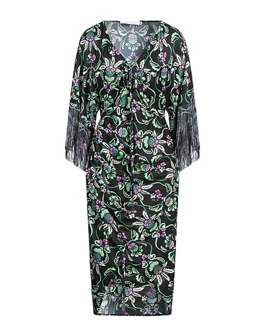 SIMONA CORSELLINI Vestito midi Nero 100% Viscosa