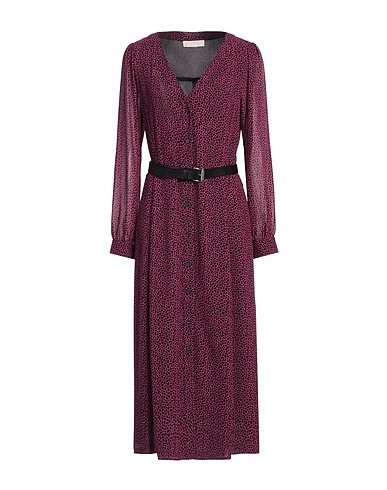 MICHAEL MICHAEL KORS Midi dress Black 55% Recycled polyester, 45% Polyester