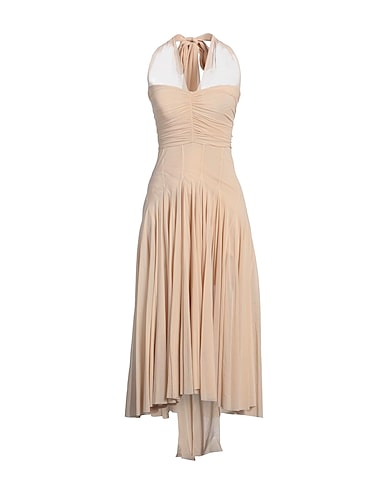 PHILOSOPHY di LORENZO SERAFINI Elegant dress Beige 100% Polyamide