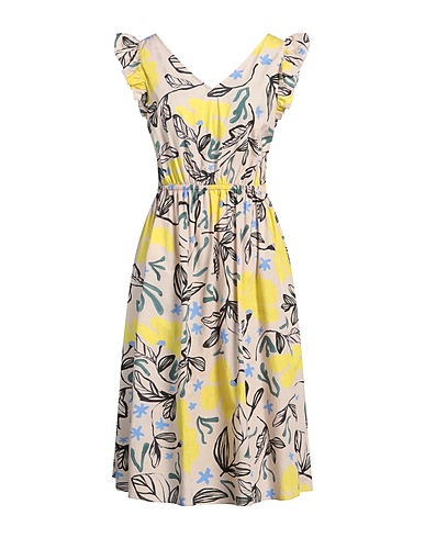PS PAUL SMITH Midi dress Cream 100% Organic cotton