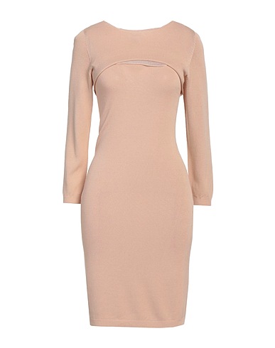 KONTATTO Tubino Beige 88% Viscosa, 12% PBT - Polibutilentereftalato