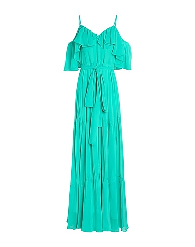 TWINS FANTASY Long dress Green 100% Polyester