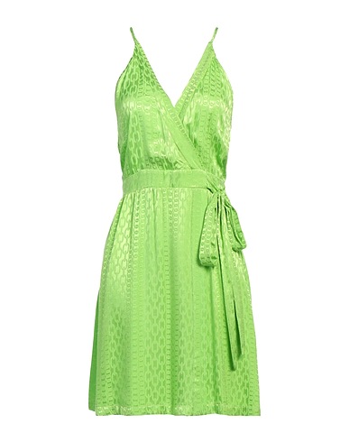 MATILDE COUTURE Tubino Verde lime 72% Cotone, 26% Poliestere, 2% Elastan