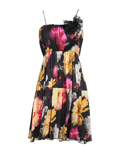 SOALLURE Short dress Black 100% Viscose