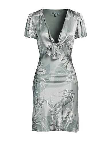 GUESS Short dress Sage green 100% EcoVero™ viscose