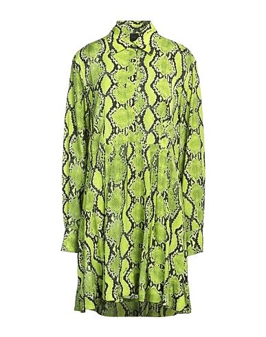 PINKO Shirt dress Lime green 100% Viscose