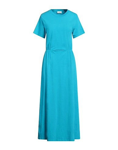 AMERICAN VINTAGE Long dress Azure 100% Cotton