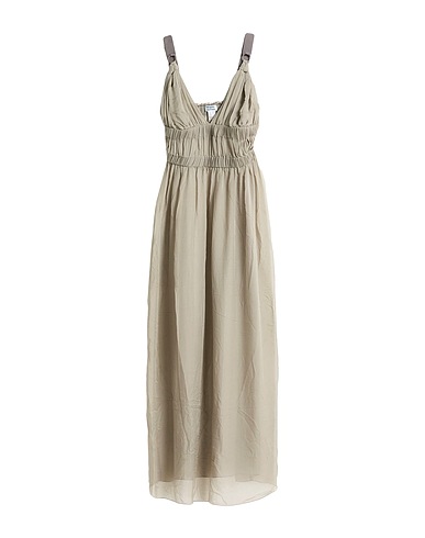 PHILOSOPHY di ALBERTA FERRETTI Langes Kleid Grau 100% Seide