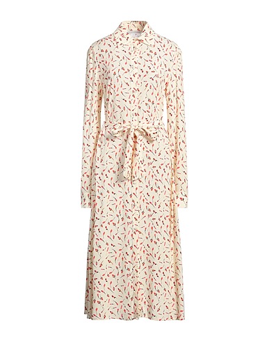 MAR DE MARGARITAS Midi dress Cream 100% Viscose