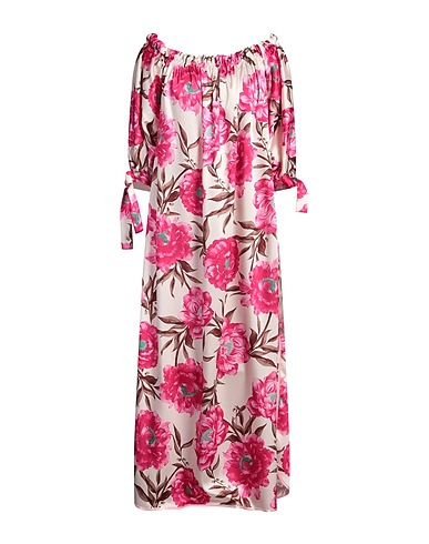 5 PROGRESS Long dress Fuchsia 100% Polyester